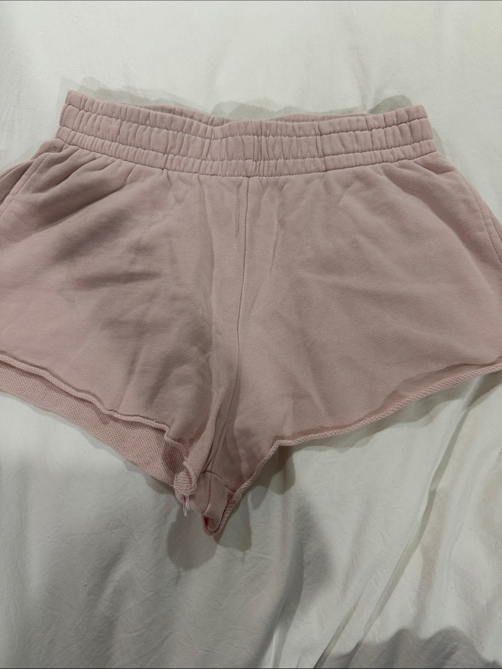 Garage Soft Elastic Waist Pink Lounge Shorts